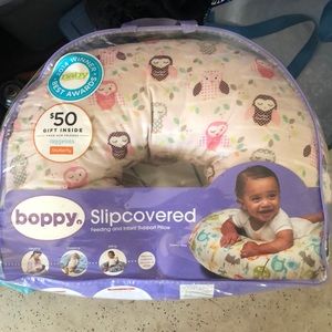 Boppy feeding and infant support pillow